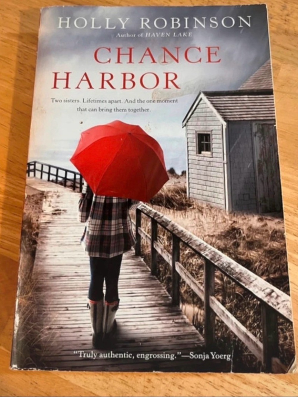Chance Harbor – Paperback Book with Red Cover Accent